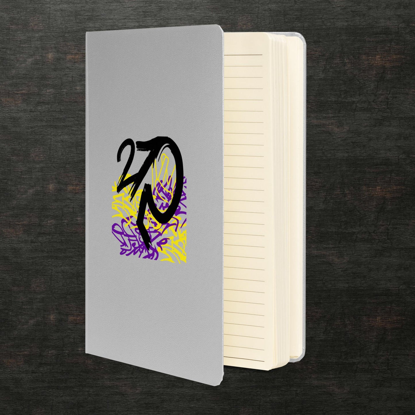 Hardcover bound notebook