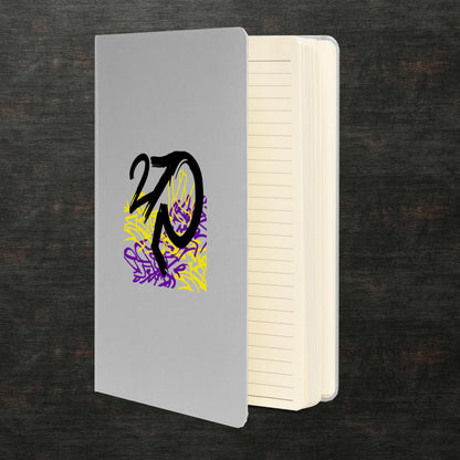 Hardcover bound notebook