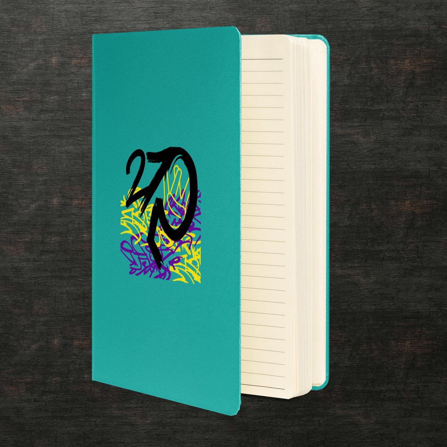 Hardcover bound notebook