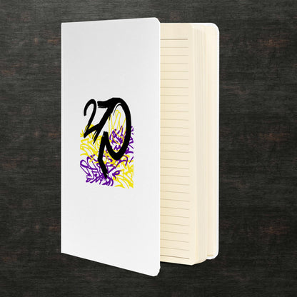 Hardcover bound notebook