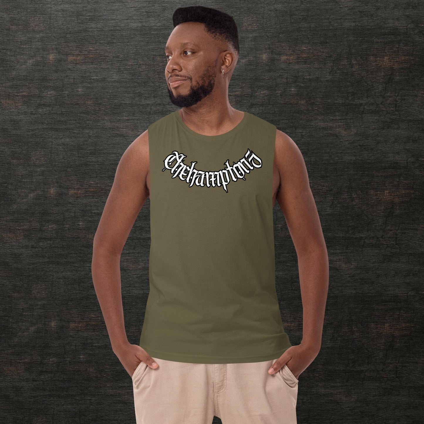 Men’s drop arm tank top