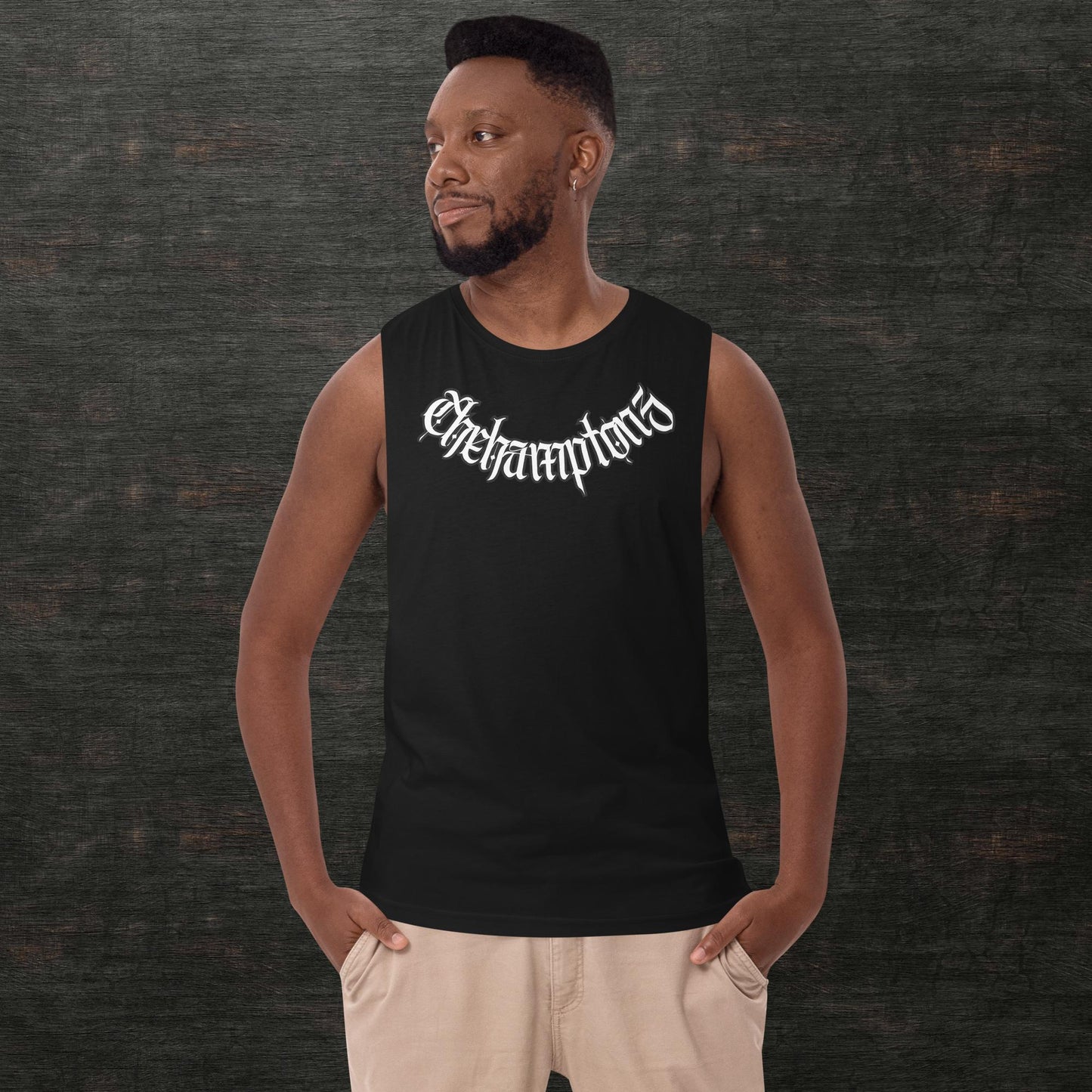 Men’s drop arm tank top