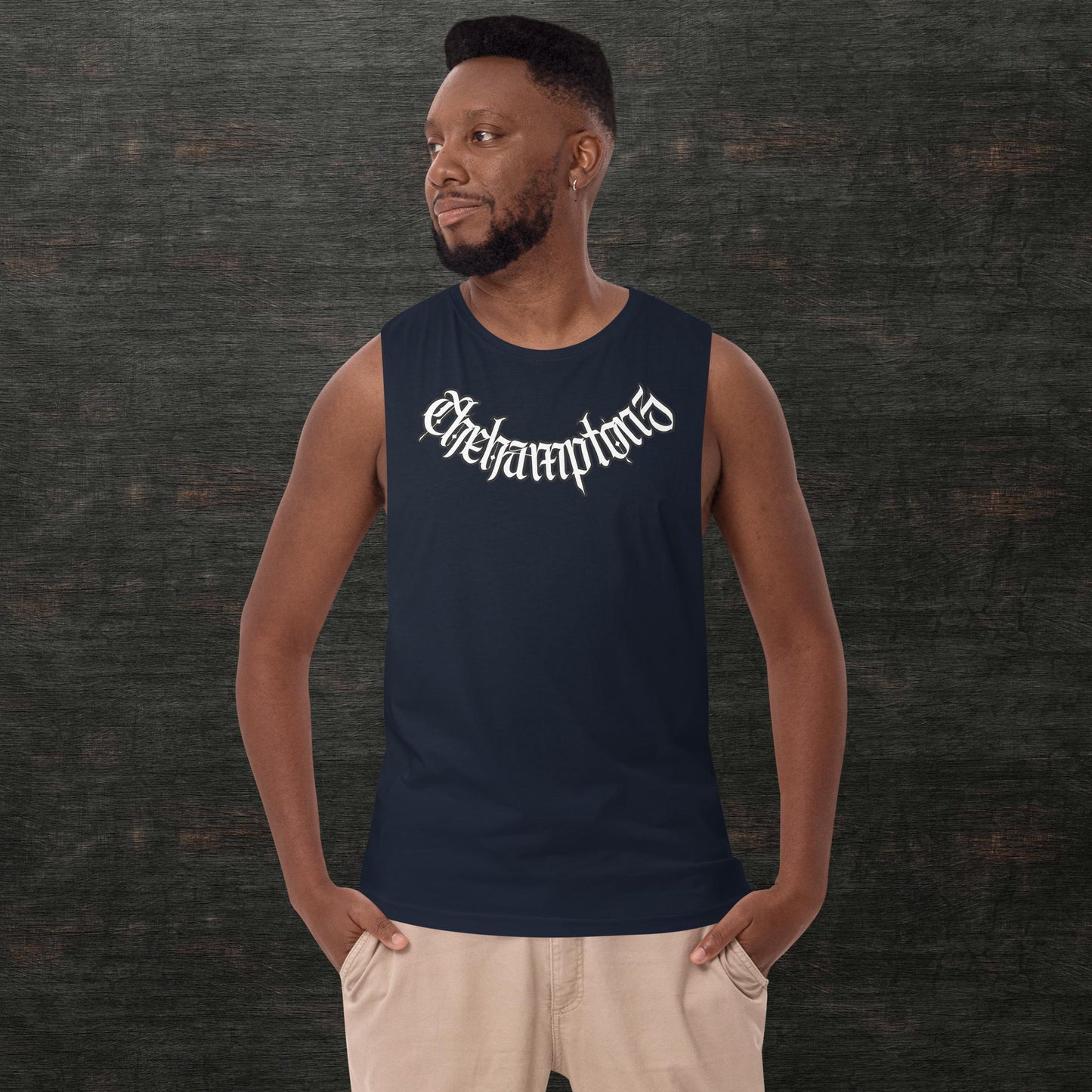 Men’s drop arm tank top