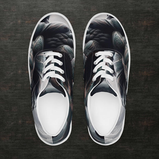 Men’s lace-up canvas shoes