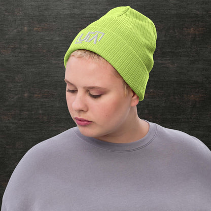 Ribbed knit beanie