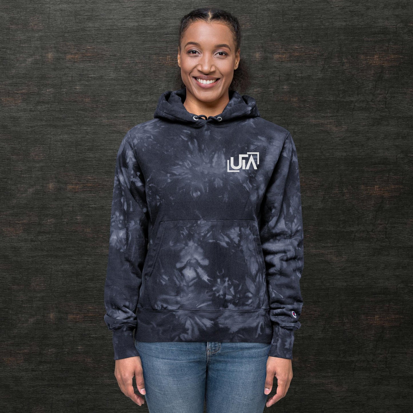 Unisex Champion tie-dye hoodie