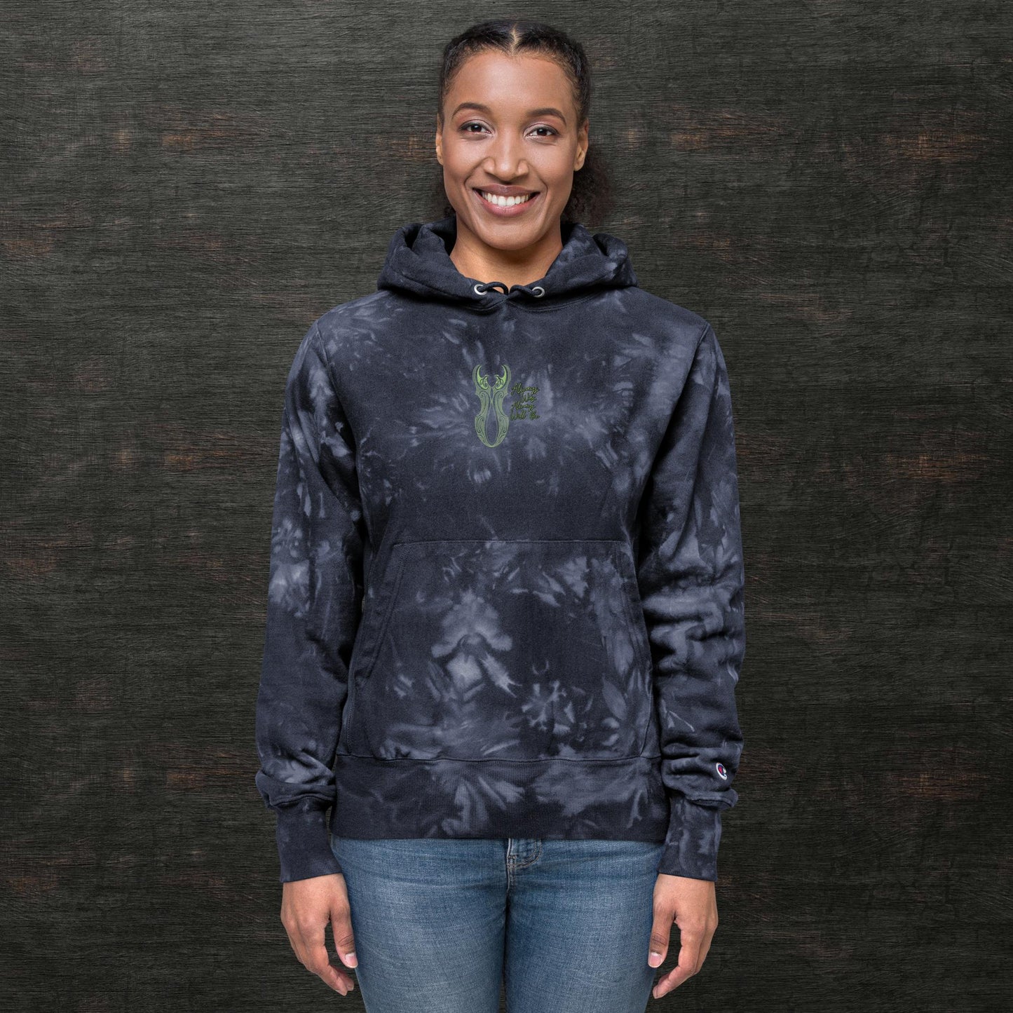 Unisex Champion tie-dye hoodie