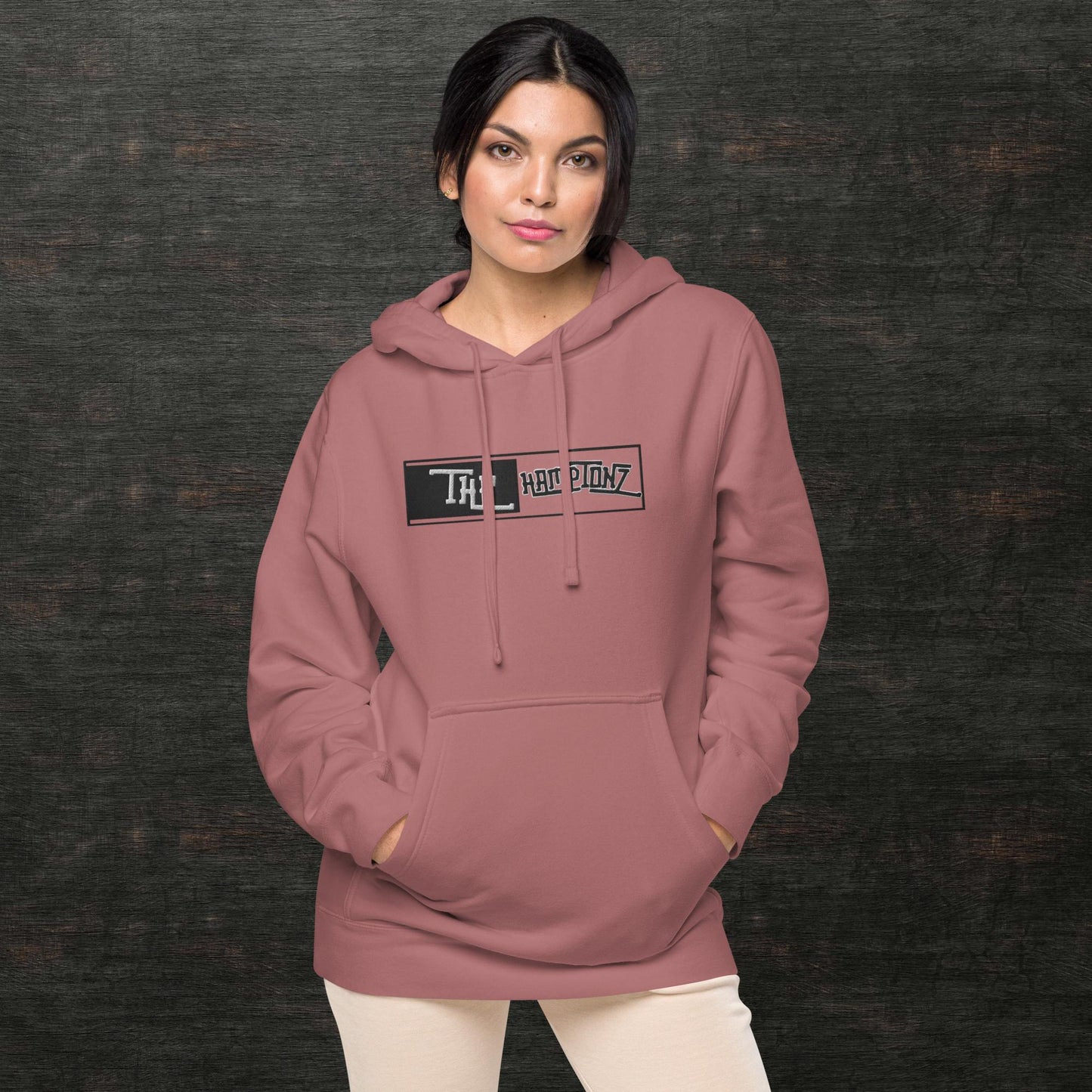 Unisex pigment-dyed hoodie