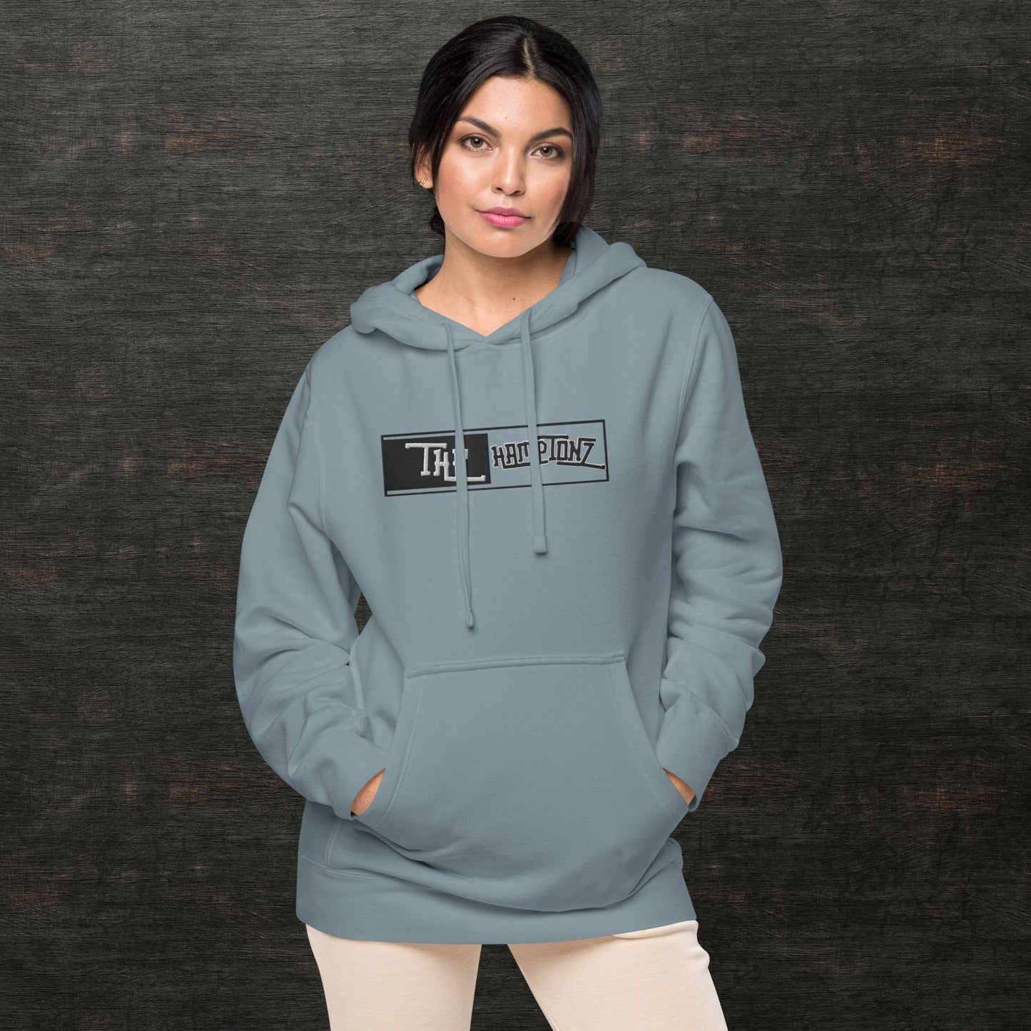 Unisex pigment-dyed hoodie