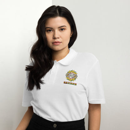 Unisex pique polo shirt