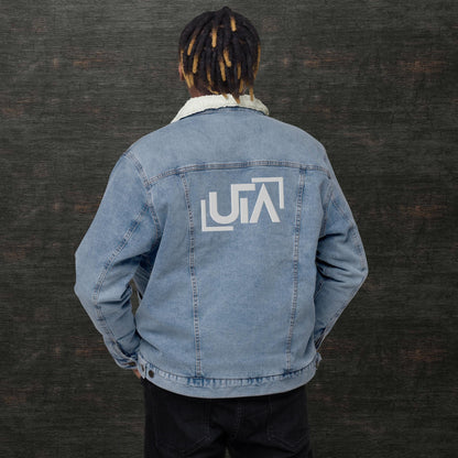 Unisex denim sherpa jacket