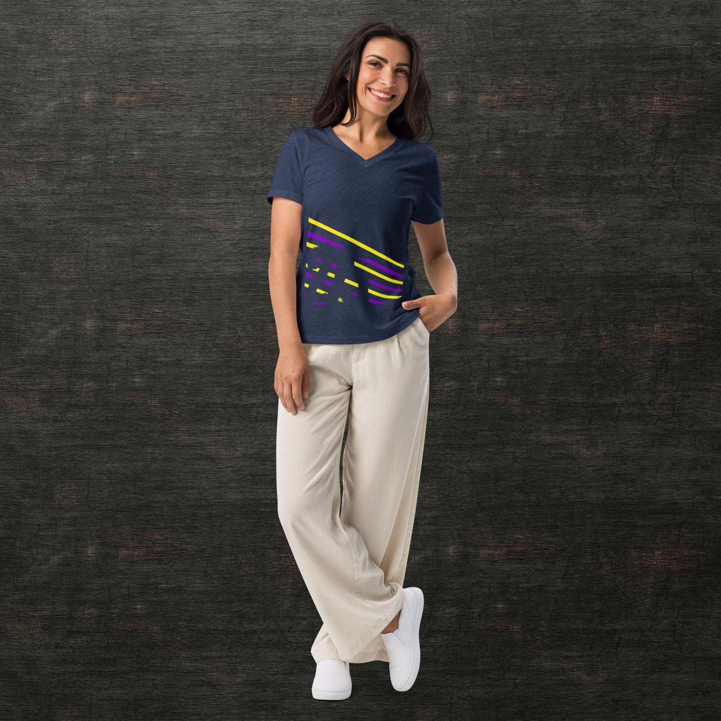 Women’s relaxed v-neck t-shirt